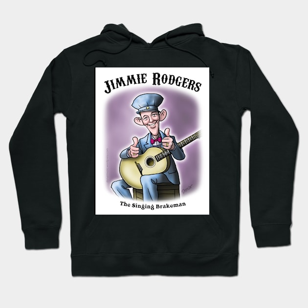 Jimmie Rodgers, The Singing Brakeman Hoodie by donar